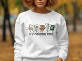 Cute Mahjong Time Graphic Print, Funny Dancing Mahjong Tiles Art, Kawaii Board Game Lover Gift, Asian Tile Game Night Decor thumbnail 4