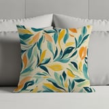 Floral Throw Blanket and Pillow:  Modern Design, Cozy Home Decor  thumbnail 2