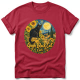 Gogh Black Cat ~ Comfort Colors Premium Tee thumbnail 2