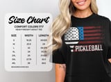 Pickleball Comfort Colors Shirt, PICKLEBALL Distressed USA Flag, Vintage Patriotic Court Graphic Tee thumbnail 14