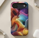Colorful Fluid Swirl MagSafe® Phone Case thumbnail 4