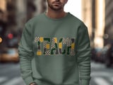 Male Teacher Sweatshirt, Retro Teach Shirt for Men, Faux Stitched Varsity Teacher Hoodie, Back to School Teacher Appreciation Gift for Him thumbnail 4
