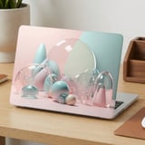 Pastel 3D Shapes MacBook Case thumbnail 2