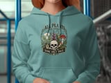 Poisonous Plants Hoodie, Skull Botanical Sweatshirt, Dark Academia All Plants Are Edible Tee, Witchy Gothic Garden Tshirt Gift thumbnail 12