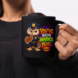 You've Been Warned Boo Police Owl Mug thumbnail 1