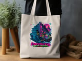 Rendering Rain on Concrete Tote Bag thumbnail 3