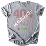 Personalized - Area Code, City, State Tee thumbnail 8