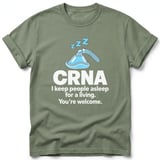 CRNA I Keep People Asleep Tee thumbnail 8