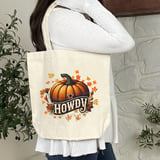Howdy Pumpkin Tote Bag thumbnail 7
