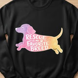 Rescue Is My Favorite Breed Tee thumbnail 5