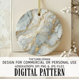 Marble and Gold Tumbler, Digital, Watercolor Texture Background, Printable Tumbler PNG, Scrapbooking Paper, Junk Journal Pages, Flowers Art thumbnail 3