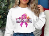 Cancer fighting t-shirt, Warrior ribbon shirt, Breast cancer awareness Tee, Survivor support top, Hope shirt, Fundraiser apparel, Gift idea thumbnail 4