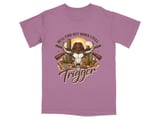 Desert Outlaw Skull Graphic T-Shirt thumbnail 4