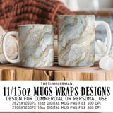 Marble and Gold Tumbler, Digital, Watercolor Texture Background, Printable Tumbler PNG, Scrapbooking Paper, Junk Journal Pages, Flowers Art thumbnail 4