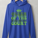 Pickleball Sport-Tek Performance Hood, Queen of the Pickleball Court, Lightweight Performance Hoodie thumbnail 4