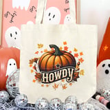Howdy Pumpkin Tote Bag thumbnail 5