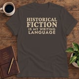 Historical Fiction Is My Writing Language Softstyle Tee thumbnail 1