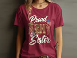 Proud Army Sister Tee thumbnail 4