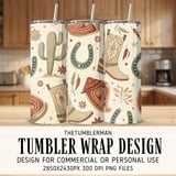 Rustic Wanderer Seamless Digital Pattern Size Bundle Png thumbnail 1