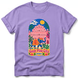 Gogh Pink City ~ Comfort Colors Premium Tee thumbnail 6
