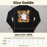 Pickleball Sport-Tek Performance Hood, Let's Dink Ghouls Retro Graphic, Lightweight Sun Warm-Up Hoodie thumbnail 8