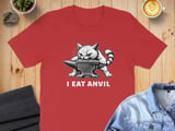 I Eat Anvil absurd brain rot Cat Tee thumbnail 7