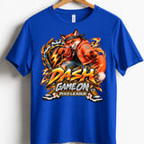 Fox Gaming T-Shirt for Kids, Dash Game On Youth Gamer Tee, Orange Fox Graphic Shirt, Pixo League thumbnail 7