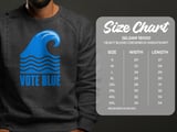Vote Blue Wave Tee & Sweatshirts thumbnail 15