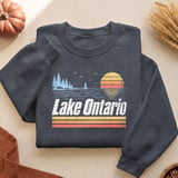 Lake Ontario Vintage Sunset Tee & Sweatshirts thumbnail 9