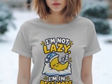 Not Lazy In Rest Mode Tee thumbnail 1