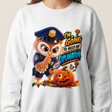 Halloween Officer Hoot the Owl Sweatshirt thumbnail 9