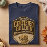 Certified Golden Retriever Tee thumbnail 2