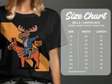 Swedish American Halloween Sweatshirt and T-shirts, Moose Riding Horse, Trick or Bus Eller Godis, Swedish Candy Bucket, Halloween, Horse thumbnail 6