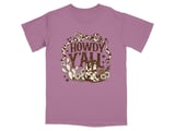 "Howdy Y'all" Boots & Cactus Graphic T-Shirt thumbnail 4