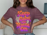 Keep Calm and Rattle On Tee thumbnail 2