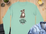 Proud Pit Bull Mom Long Sleeve Tee thumbnail 13