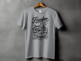 Freedom Is Riding a Bicycle | Lowrider Bike T-Shirt thumbnail 3