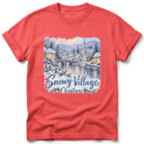 Snowy Village ~ Comfort Colors Premium Tee thumbnail 3