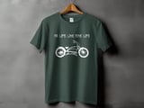 No Life Like Bike Life | Stretch Chopper Cruiser Shirt thumbnail 6