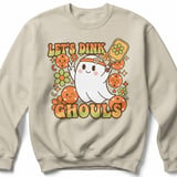 Pickleball Gildan Crewneck Sweatshirt, Let's Dink Ghouls, Court Warm Up thumbnail 6