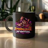 Spinning Beats Sip Happens Mug thumbnail 10