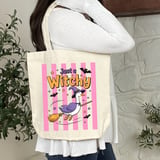 Just a Witchy Goose Tote Bag thumbnail 6