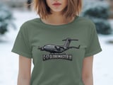 US Air Force C-17 Globemaster III T-Shirt, Military Aircraft Tee, Patriotic Veteran Gift, Aviation Lover Shirt, Airman Present thumbnail 8