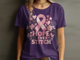 Faux Patchwork Hope In Every Stitch Tee thumbnail 17