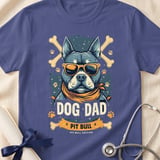 Pit Bull Dog Dad Tee | Pit Bull Dad Shirt | Pittie Dad Gift | Dog Dad Apparel thumbnail 11