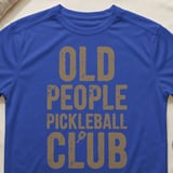 Pickleball Sport-Tek Performance Tee, Old People Pickleball Club, Athletic Moisture-Wicking Court Apparel thumbnail 7