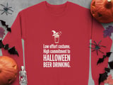 Low Effort Halloween Beer Drinking Tee thumbnail 8