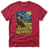 Gogh Granny ~ Comfort Colors Premium Tee thumbnail 2