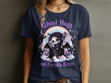 Ghost Hugs and Pumpkin Kisses Tee or Sweatshirt thumbnail 1