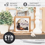 Vintage Black Cat PNG Celestial Moon Halloween Graphic, Whimsigoth Autumn Pumpkin Witchy Clipart, A Little Mystery Never Hurt Fall Design thumbnail 15